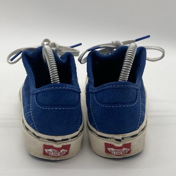 Mens Size 6.5 Vtg Vans Old Skool Style 36 Ultracush Blue Suede Sneaker Shoes Y2K - Picture 7 of 9